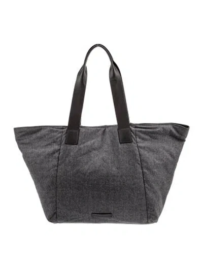 Pre-owned Brunello Cucinelli Monili Tote In Gray