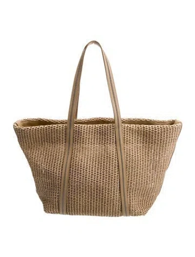 Pre-owned Brunello Cucinelli Monili Tote In Neutral