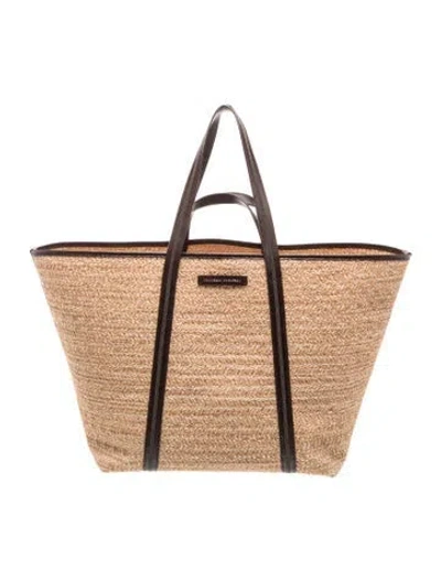 Pre-owned Brunello Cucinelli Monili Tote In Neutral