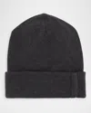 Brunello Cucinelli Monili-trim Cashmere Beanie Hat In Black