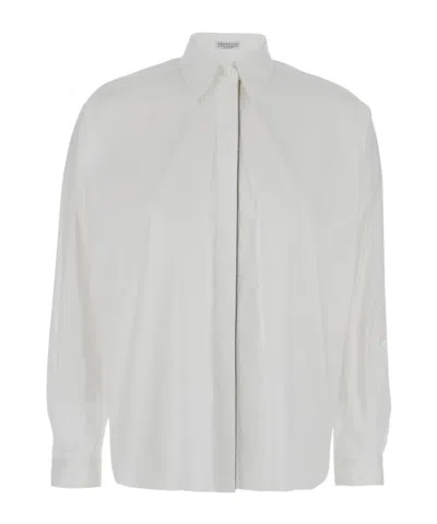 BRUNELLO CUCINELLI BRUNELLO CUCINELLI BUTTONED SLEEVED SHIRT