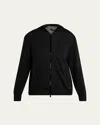 Brunello Cucinelli Monili-trim Cotton-silk Felpa Zip Hooded Jacket