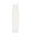 Brunello Cucinelli Silk-blend Maxi Dress In White
