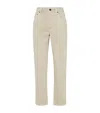 Brunello Cucinelli Straight Five-pocket Trousers In Neutral