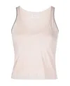 Brunello Cucinelli Monili-trim Tank Top In Pink