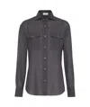 Brunello Cucinelli Shirts In Black
