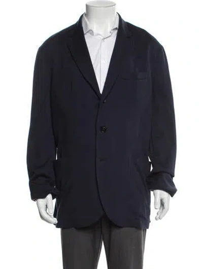Pre-owned Brunello Cucinelli Monili Virgin Wool Sport Coat In Blue