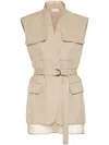 Brunello Cucinelli Gilet In Neutrals