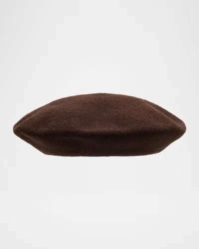 Brunello Cucinelli Monili Wool Beret