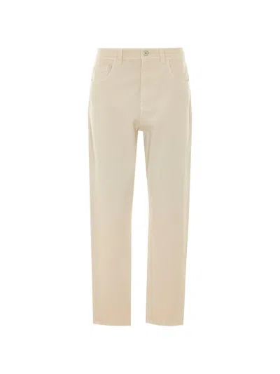 Brunello Cucinelli Monili-chain Embellished Jeans In Neutral