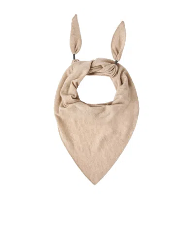 Brunello Cucinelli Monili-chain Scarf In Neutral