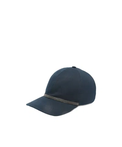 Brunello Cucinelli Monili-embellished Baseball Cap In Pattern