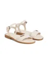 Brunello Cucinelli Monilli Chain Detail Sandals In Neutrals
