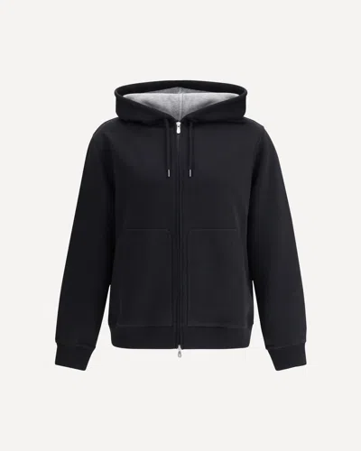 BRUNELLO CUCINELLI MONOCHROME HOODIE
