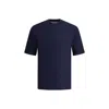 Brunello Cucinelli Contrasting-trims Solid T-shirts