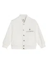 Brunello Cucinelli Motif-embroidered Bomber Jacket In White