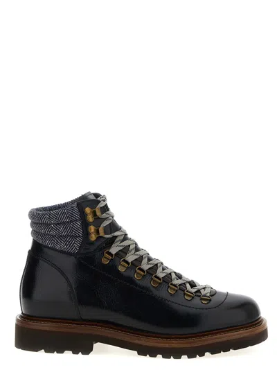 Brunello Cucinelli 'mountain Boot' Ankle Boots In Black
