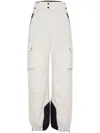 Brunello Cucinelli Mountain Cargo Trousers In White