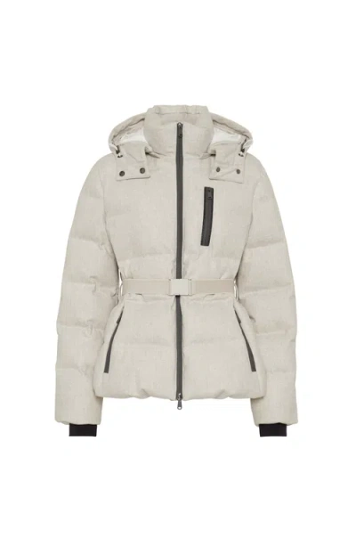 Brunello Cucinelli Mountain Down Jacket In Neutral