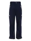 Brunello Cucinelli Mountain Padding Contrast Side-zip Trousers In Blue