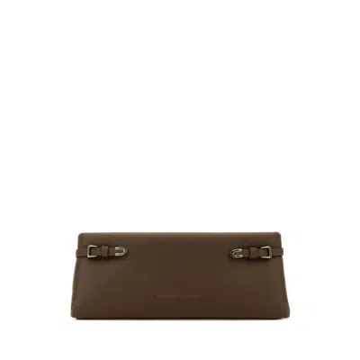 Brunello Cucinelli Mud Leather Clutch C9357
