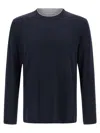 Brunello Cucinelli Multi Layer T-shirt Multicolor In Blue