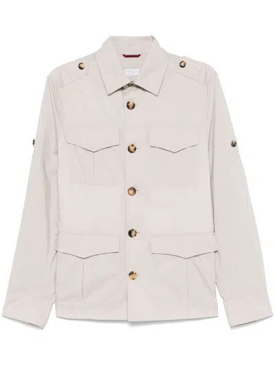 BRUNELLO CUCINELLI MULTI-POCKET JACKET