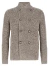 Brunello Cucinelli Double-breasted Cardigan Sweaters And Cardigans Multicolor In Multicolor