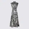 Brunello Cucinelli Multicolor Maxi Dress In Multi