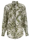 Brunello Cucinelli Silk Shirt Shirt And Blouse Multicolor In Multicolor