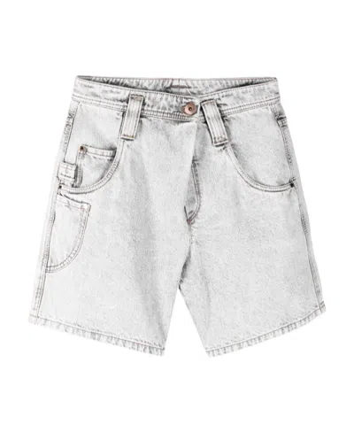 Brunello Cucinelli Multiple-pocket Denim Shorts