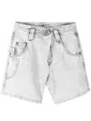 Brunello Cucinelli Multiple-pocket Denim Shorts In Grey