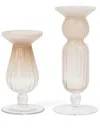 Brunello Cucinelli Murano Glass Vases In White