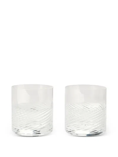 Brunello Cucinelli Murano-glass Whisky Glasses (set Of Two) In Transparent