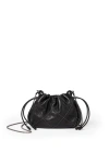 Brunello Cucinelli Nappa Leather Mellow Mini Bucket Bag In Black