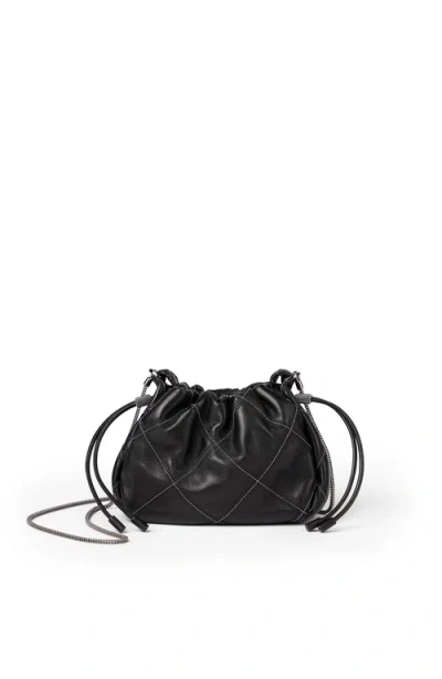 BRUNELLO CUCINELLI BRUNELLO CUCINELLI NAPPA LEATHER MELLOW MINI BUCKET BAG