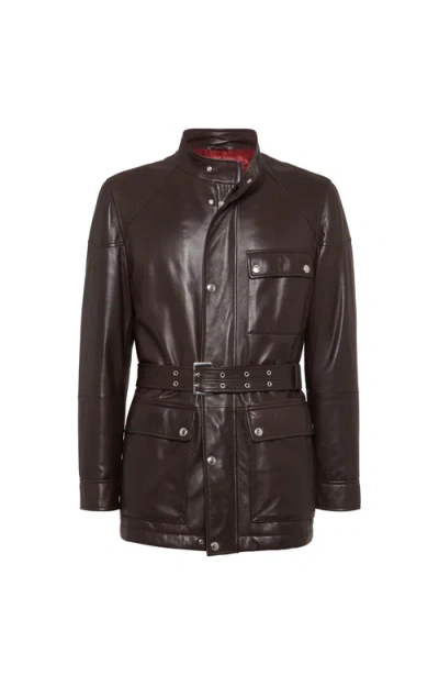 BRUNELLO CUCINELLI BRUNELLO CUCINELLI NAPPA LEATHER SAFARI JACKET