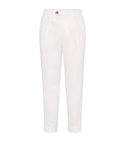 BRUNELLO CUCINELLI NARROW-WALE CORDUROY SLIM TROUSERS