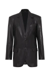 Brunello Cucinelli Leather Jacket In Black
