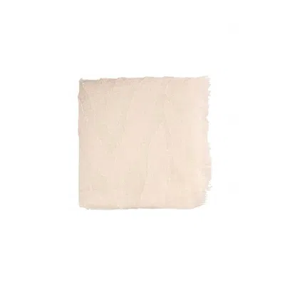 Brunello Cucinelli Natural Linen Textured Scarf In Brown