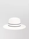 Brunello Cucinelli Natural Straw Fedora Hat With Wide Brim
