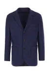 Brunello Cucinelli Blazer With Patch Pockets In Blue