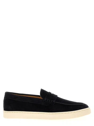 Brunello Cucinelli Navy Blue Loafers-sneakers