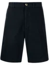 Brunello Cucinelli Classic Bermuda Shorts In Navy Blue