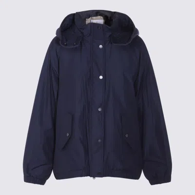 Brunello Cucinelli Navy Down Jacket