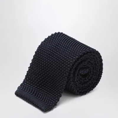 BRUNELLO CUCINELLI BRUNELLO CUCINELLI NAVY KNIT TIE