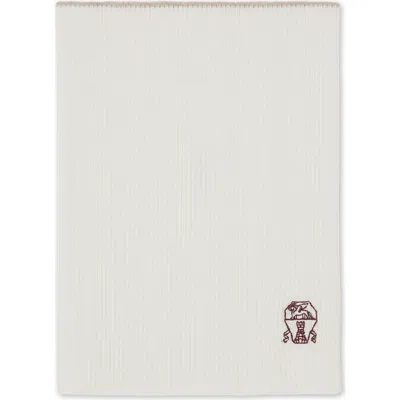 Brunello Cucinelli Neck Warmer In Brown