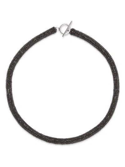 Brunello Cucinelli Necklace In Grey