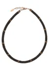 Brunello Cucinelli Jewelry And Leather Choker Necklace