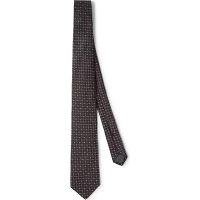 Brunello Cucinelli Necktie With Jacquard Pattern In Black
